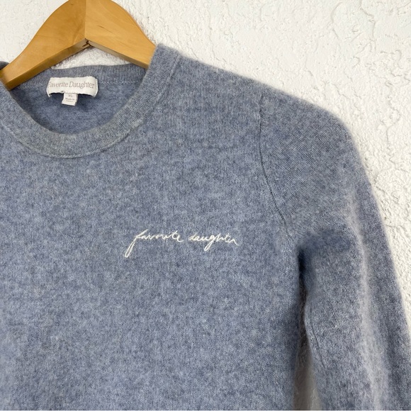 Favorite Daughter Cashmere Blue Mist Sweater - Picture 7 of 11